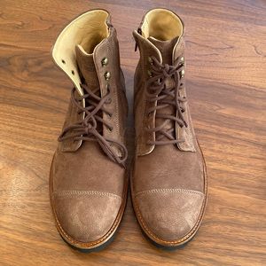 Sam Hubbard Uptown Maverick Boots for men - Brown leather - size 11